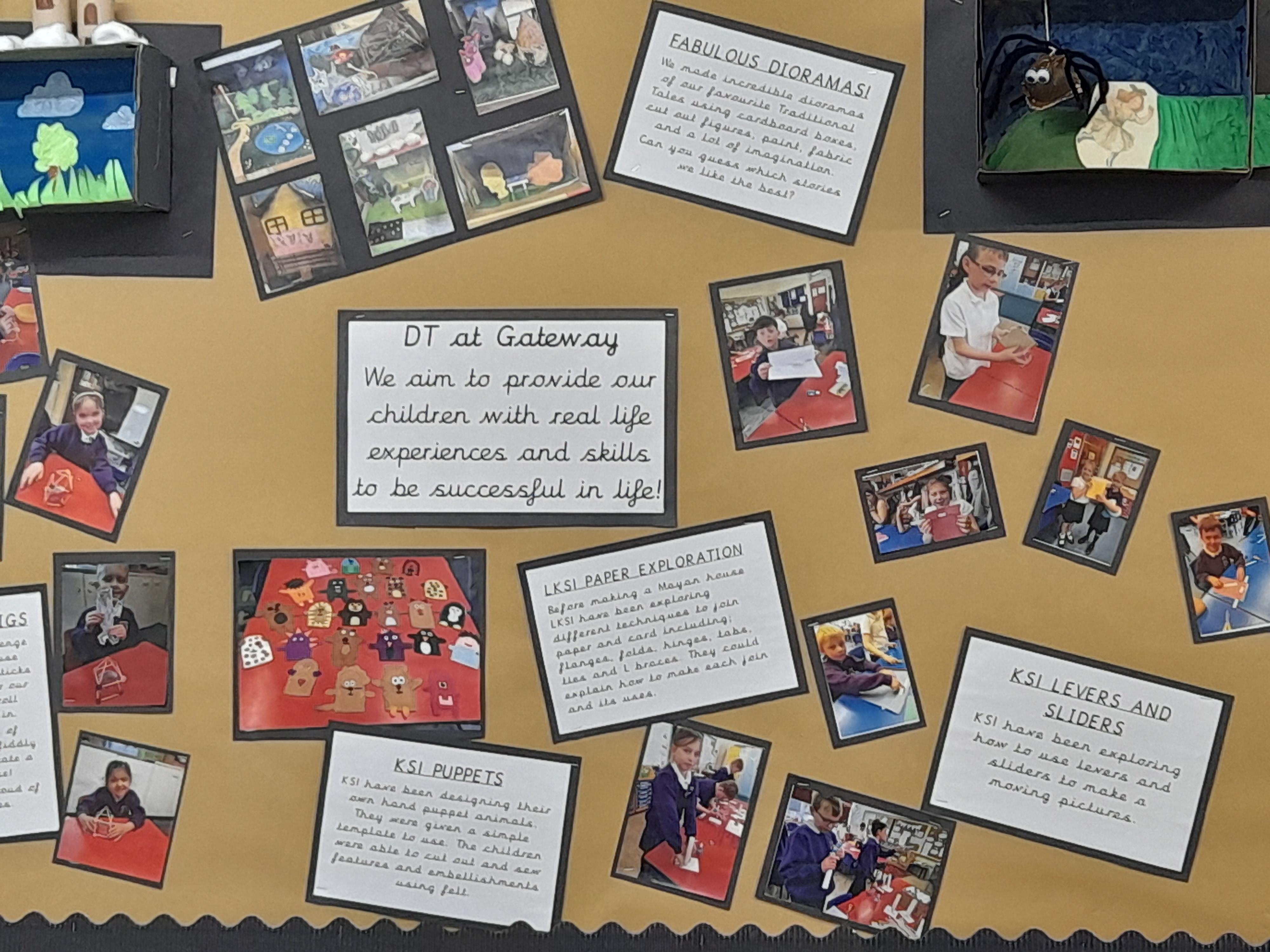 Some of the DT projects from across the school